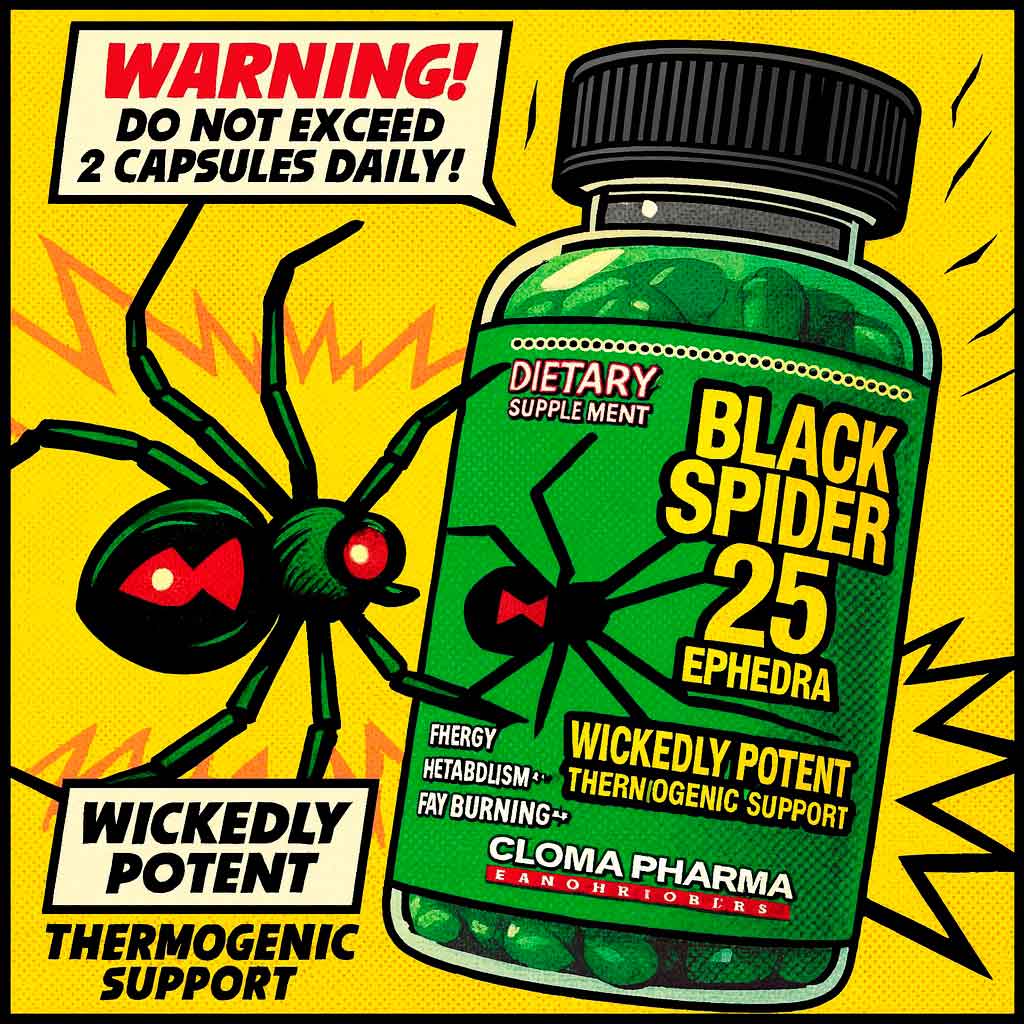 Cloma Pharma Black Spider