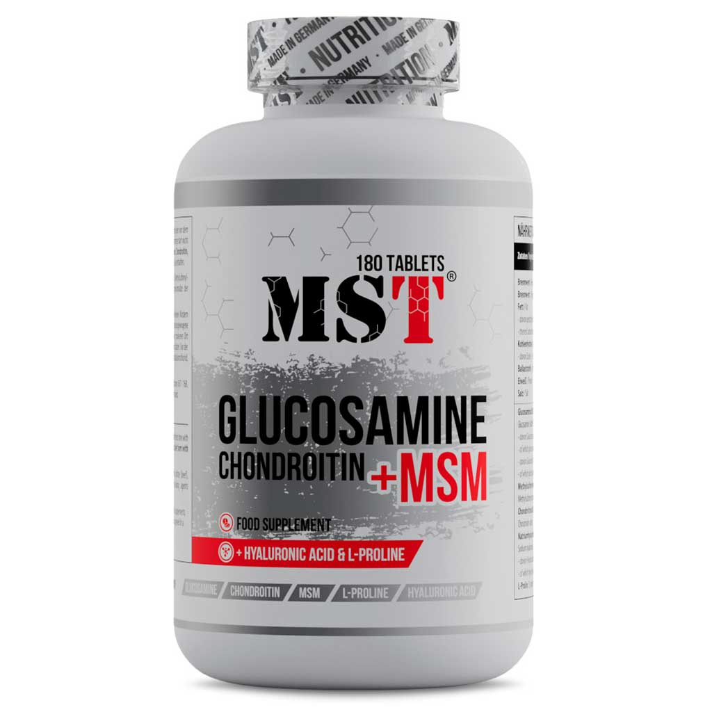 MST Glucosamine Chondroitin MSM + Hyaluronic Acid