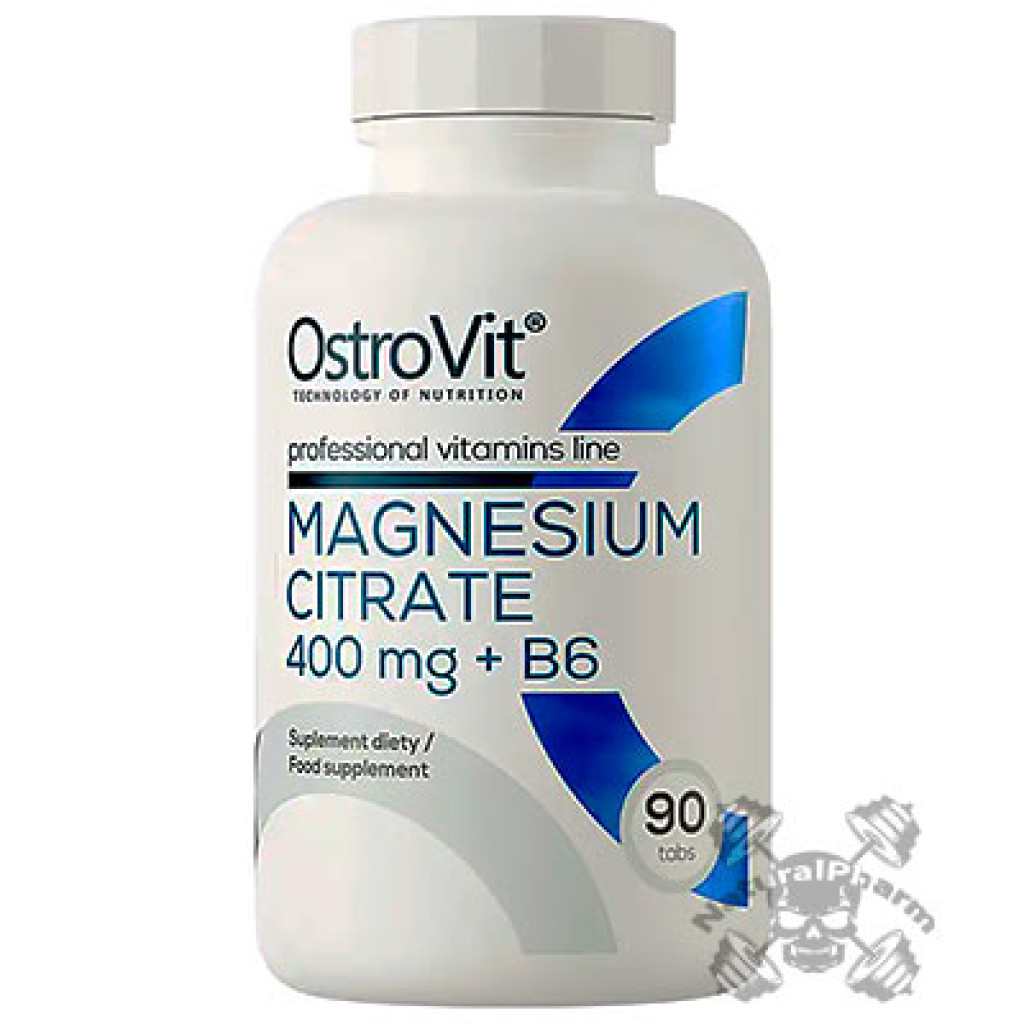 OstroVit Magnesium Citrate 400 мг + B6