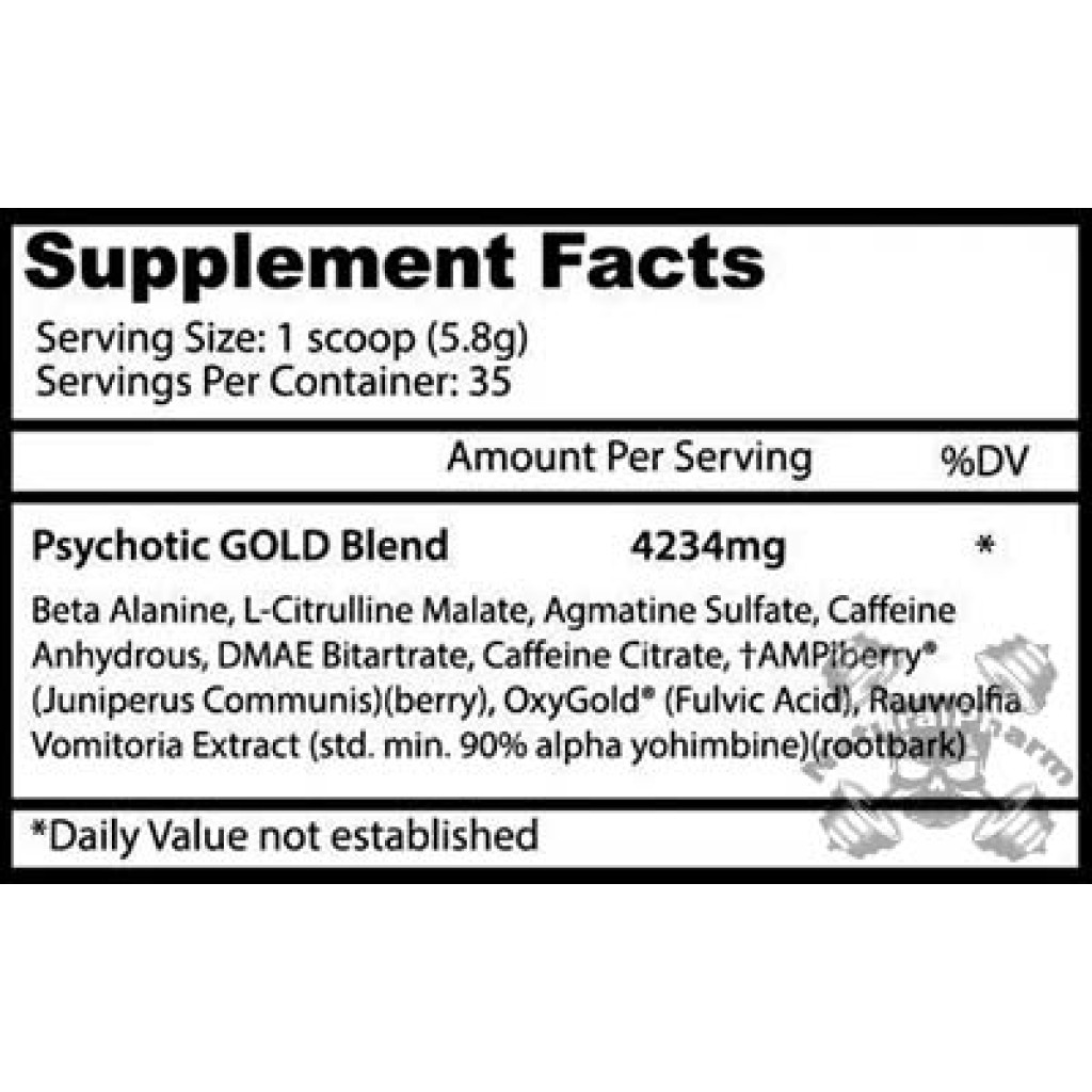 Insane Labz Psychotic Gold