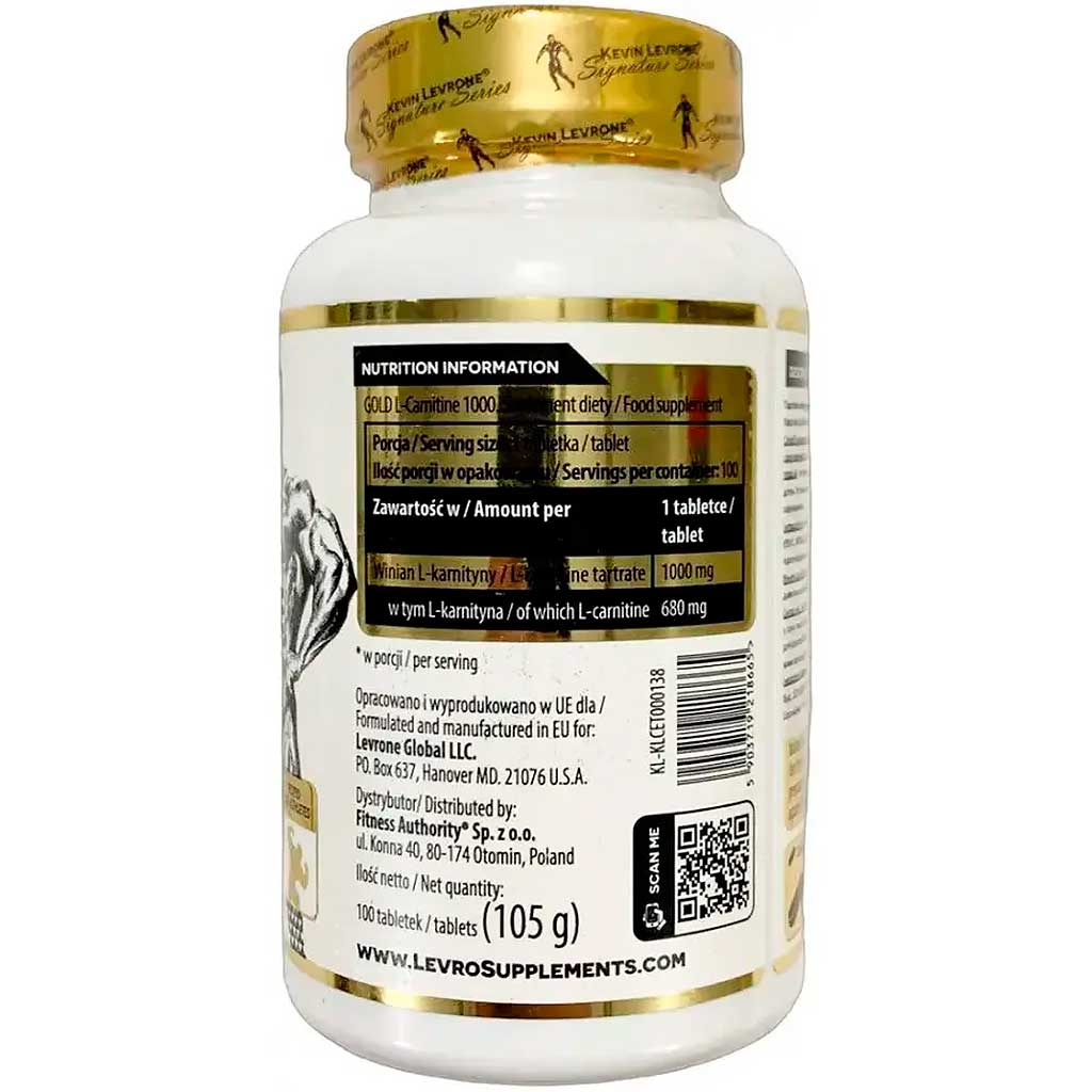 Kevin Levrone Gold L-Carnitine 1000