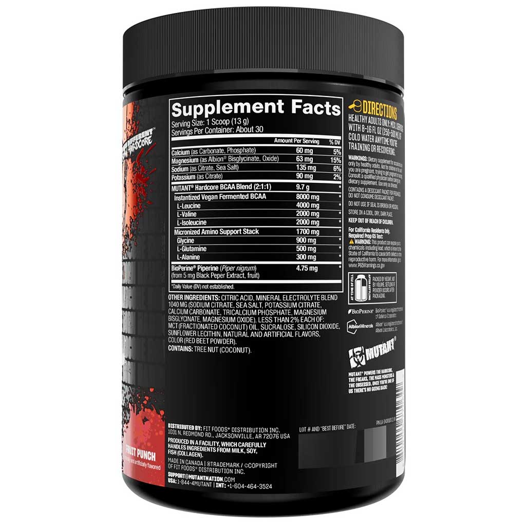 Mutant Hardcore BCAA