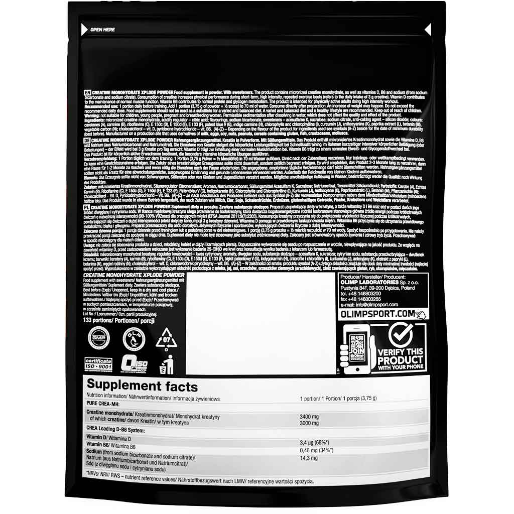 Olimp Creatine Monohydrate Xplode Powder
