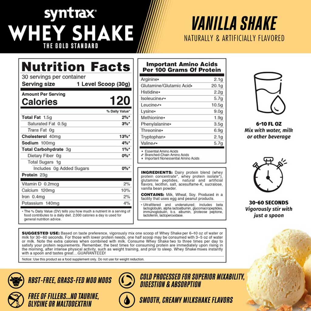 Syntrax Whey Shake